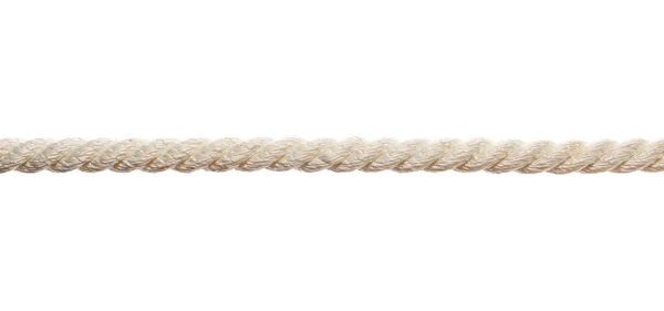 Long Rope White Background — Stock Photo, Image