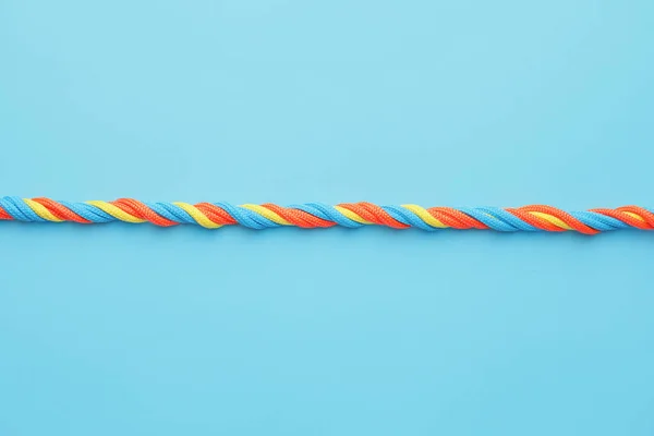Twisted Rope Color Background — Stock Photo, Image