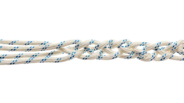 Braided Rope White Background — Stock Photo, Image