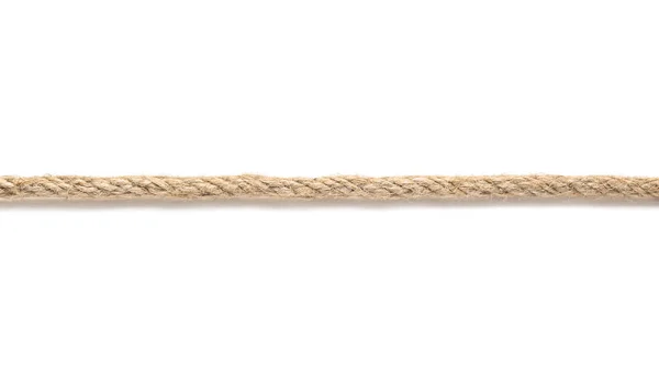 Long Rope White Background — Stock Photo, Image