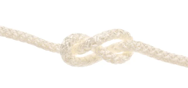 Rope Knot White Background — Stock Photo, Image