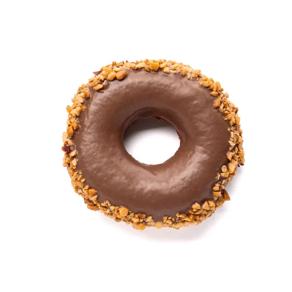 Вкусный Пончик Белом Фоне — стоковое фото
