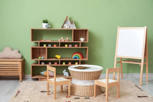 Interior Modern Playroom Kindergarten — Stock Photo, Image