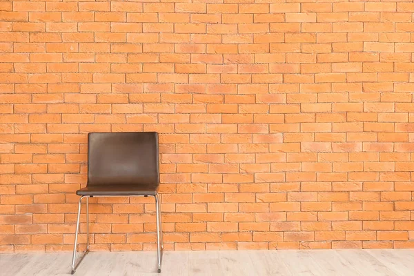 Modern Chair Brick Wall — Stock Photo, Image