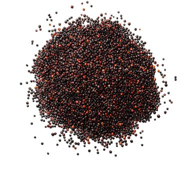 Beyaz arkaplanda sağlıklı kinoa