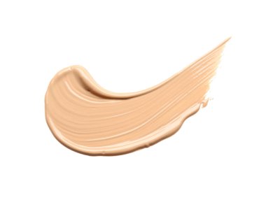 Beyaz arkaplanda makyaj için temel örneği