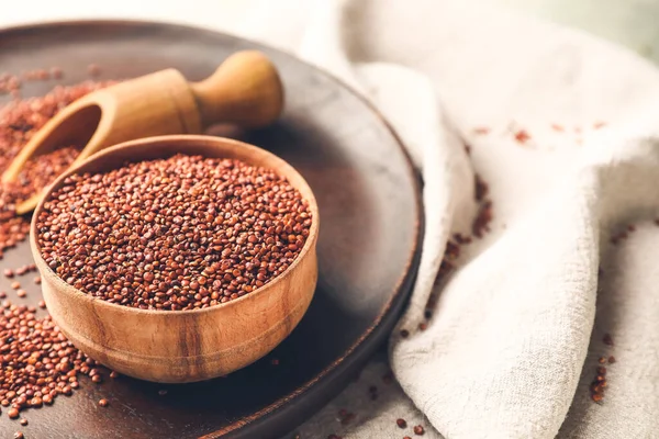 Bowl Healthy Quinoa Table — Stock Photo, Image