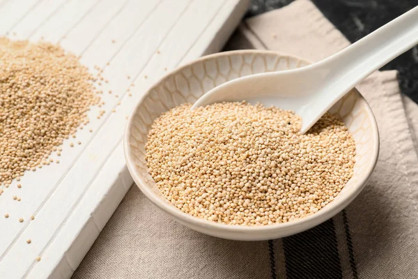 Bowl Healthy Quinoa Table — Stock Photo, Image