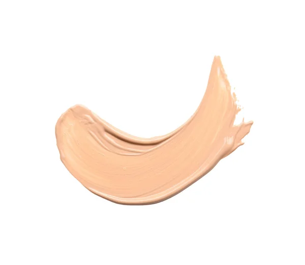 Sample Foundation Makeup White Background — Stock Photo, Image