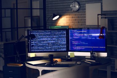 Programcının geceleri çalıştığı yer.