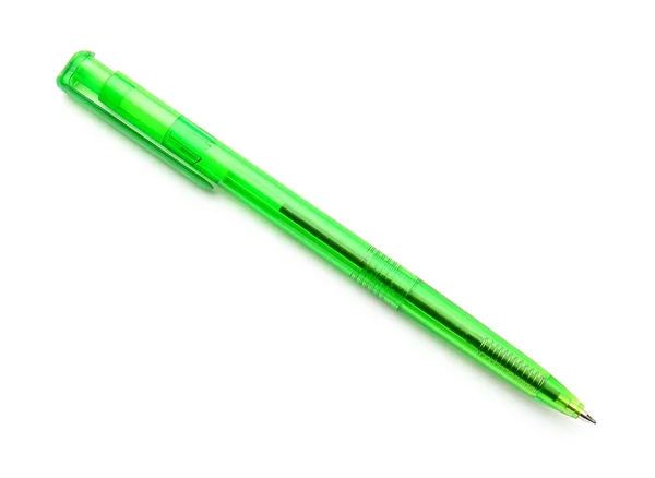 School Pen White Background — Stock Photo, Image