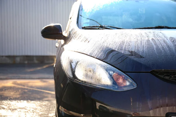 Modern Automobile Car Wash Closeup — Stock Photo, Image