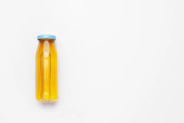 Bottle Juice White Background — Stock Photo, Image