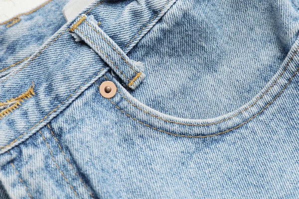 Moderne Stijlvolle Jeans Close Zicht — Stockfoto