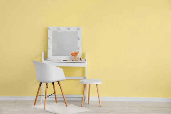 Stylish Interior Modern Dressing Room — Stock Photo, Image