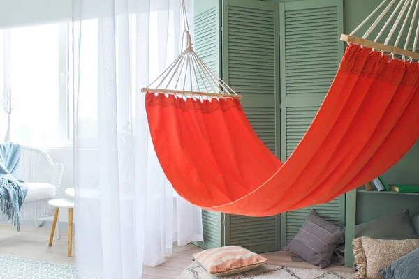 Stylish Hammock Living Room — Stock Photo, Image