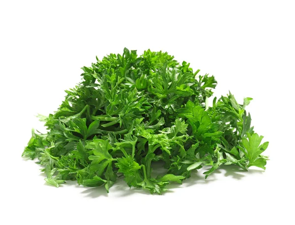 Fresh Parsley White Background — Stock Photo, Image