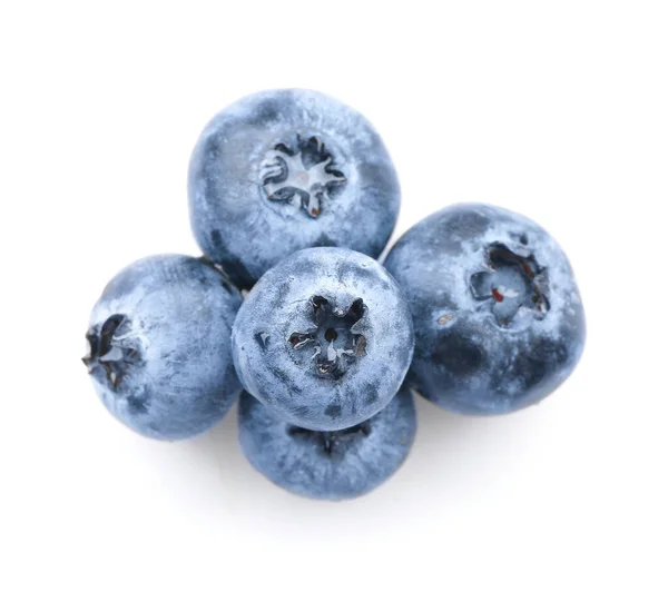 Tasty Ripe Blueberry White Background — Stock Photo, Image