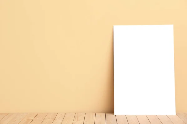 Blank Poster Color Wall — Stock Photo, Image