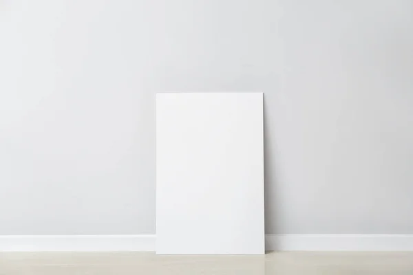 Blank Poster Light Wall — Stock Photo, Image