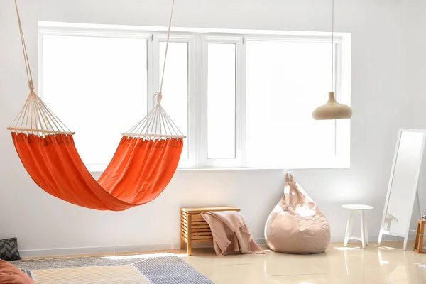 Interior Living Room Stylish Hammock — Stock Photo, Image