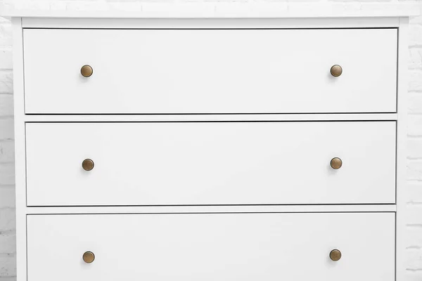 Modern Chest Drawers Room Closeup — Stock Photo, Image