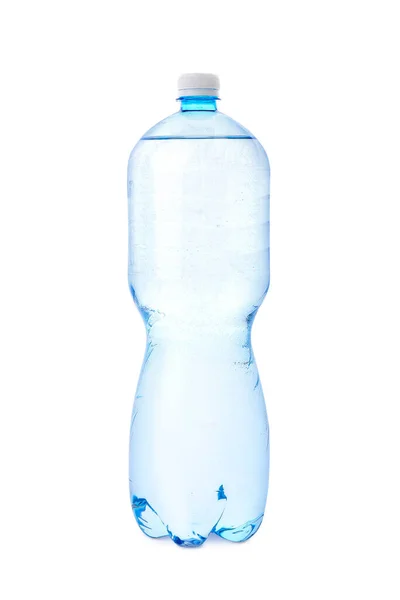 Бутылка Чистой Воды Белом Фоне — стоковое фото
