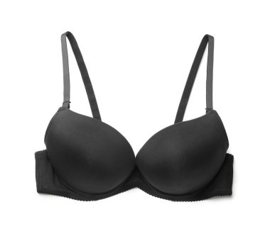 Beyaz arka planda şık bayan sütyeni