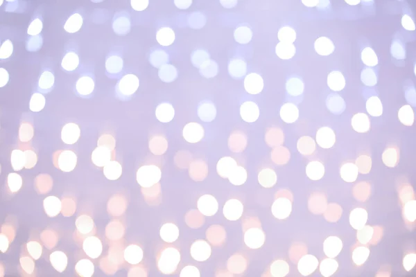 Blurred Christmas Lights Grey Background — Stock Photo, Image