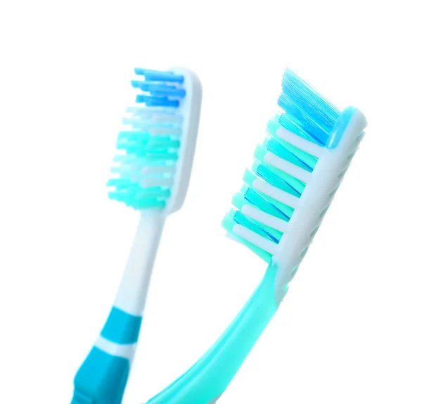 Tooth Brushes White Background — Stock Photo, Image