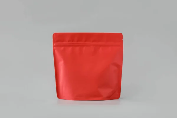 Blank bag on grey background