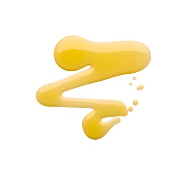 Beyaz arka planda dökülen zeytinyağı