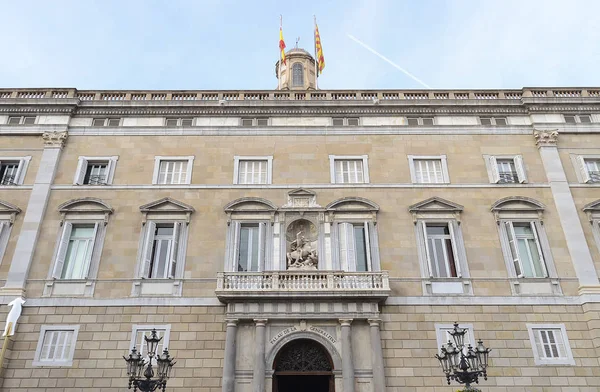 Palazzo Della Presidenza Catalana Barcellona Spagna — Foto Stock