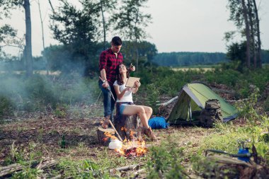 Kampçılar dijital tablet ile