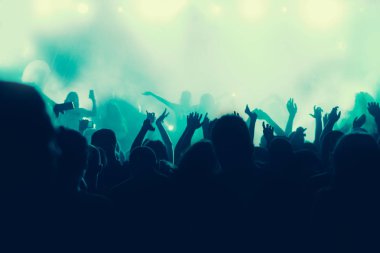 Konserdeki kalabalık - Yaz müzik festivali