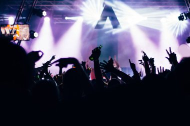 İnsanlar eğlenmek bir konser