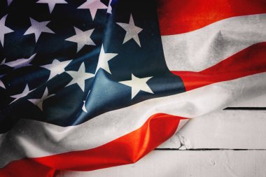 Amerika Birleşik Devletleri Veteran Günü için vintage bayrağı