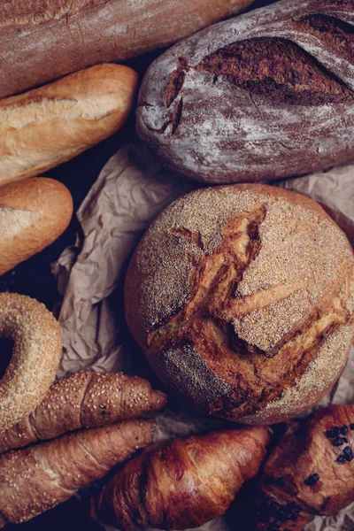 Traditional handmade breads and pastries. - Image