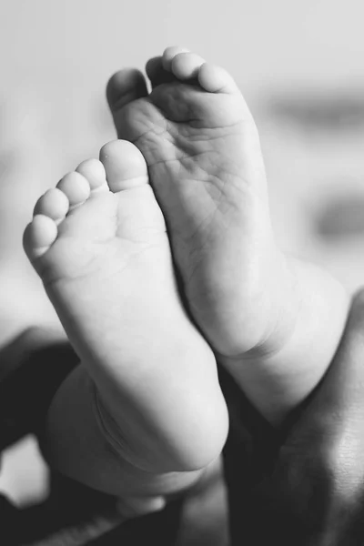 画像の小さな赤ちゃんの足 — ストック写真