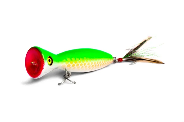 Handmade Fishing Lure Isolated White Background — Stock Photo, Image