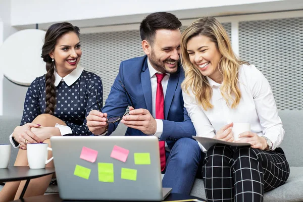 Reunión Negocios Una Oficina — Foto de Stock