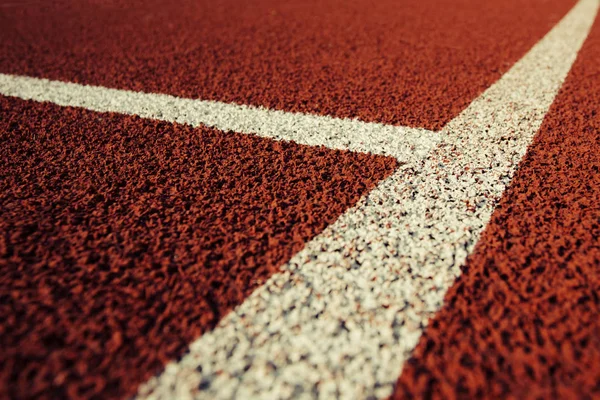 Detalhe Uma Pista Corrida Estádio — Fotografia de Stock