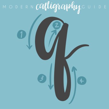 Modern hat Kılavuzu: Vektör çizim