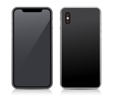 Akıllı telefon model: İllüstrasyon vektör