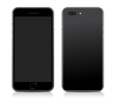 Akıllı telefon model: İllüstrasyon vektör