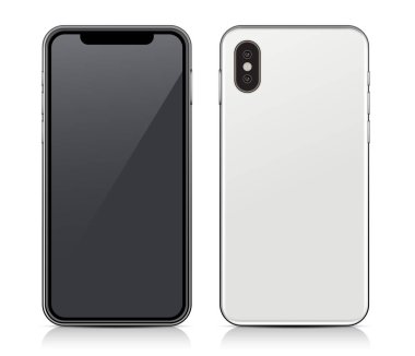 Akıllı telefon model: İllüstrasyon vektör