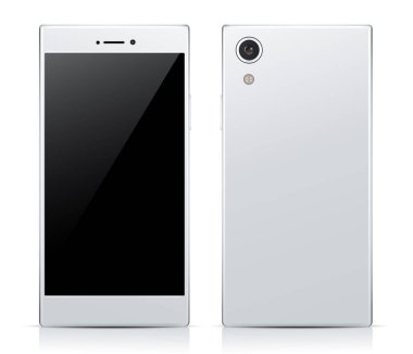 Akıllı telefon model: İllüstrasyon vektör