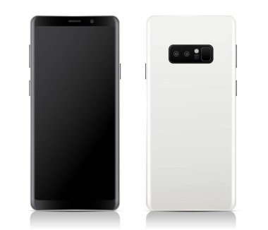 Akıllı telefon model: İllüstrasyon vektör