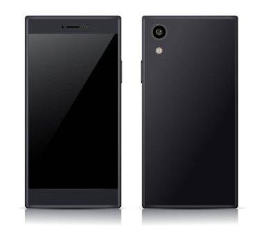 Akıllı telefon model: İllüstrasyon vektör