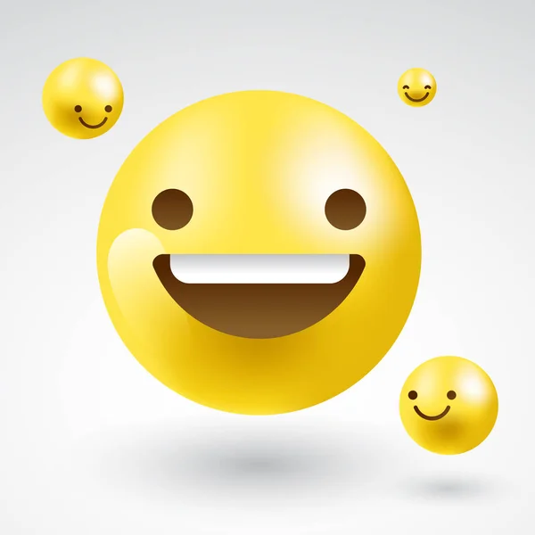 Smiley Emoticon Vector Illustratie — Stockvector